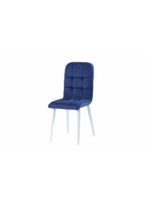 Sandalye 1215 Lacivert + 9211 Beyaz Ayak