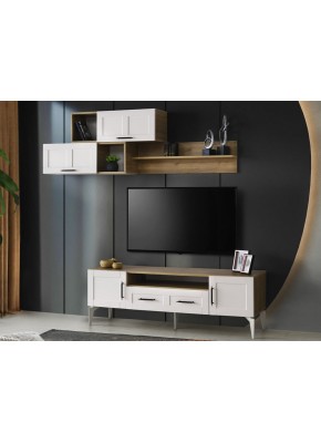 2201+9255 ÇAKIL TV ÜNİTE 160 CM CEVİZ aytaşı 