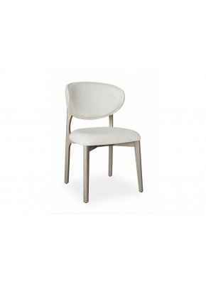 2202 ELİPS KREM DÖŞEME BONJİ AHŞAP SALON SANDALYE