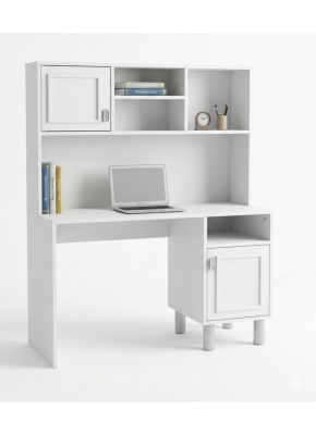 2205 ANGEL 120 CM MDF KİTAPLIKLI AYTAŞI  ÇALIŞMA MASASI