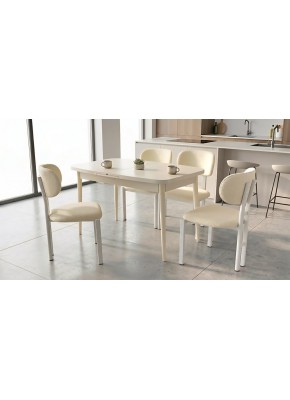 2235+1411 BABİL METAL AYAKLI AYTAŞI 80,130+30 AÇILIR TABLA  +..T.. SAN MASA TAKIMI