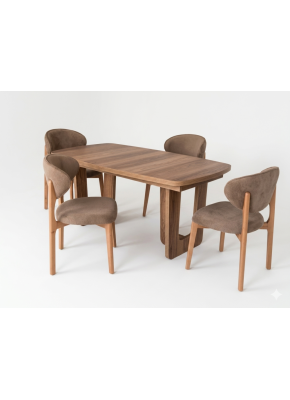 3211 PİCASSO CEVİZ MDF 90+160+30 SALON MASA+2202