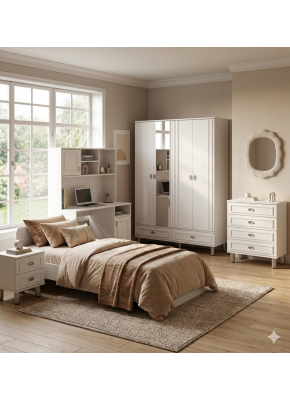 ANGEL MDF 4 KAPILI  AYTAŞI GENÇ ODASI