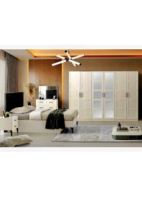 ÇAKIL 3 MODÜL MDF YATAK ODASI 6 KAPILI aytaşı