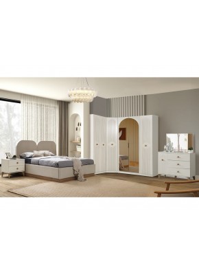 JAYA BOHEM 6 KAPILI  4 MODÜL KÖŞE MDF YATAK ODASI   aytaşı