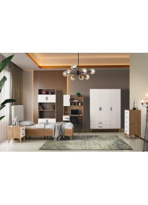  KUMSAL 3803+3902  CEVİZ AYTAŞI GENÇ ODASI TAKIMI