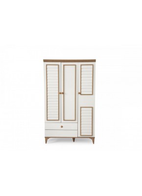 ROZA PANJUR RO3804+3902 GARDOLAP  3 KAPILI   ceviz-aytaşı