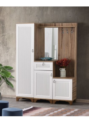 Portmanto 3155 CEVİZ BEYAZ