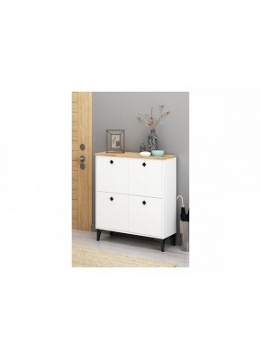 RENA ÇOK AMAÇI RAFLI 4 KPKLI DOLAP MEŞEBEYAZ