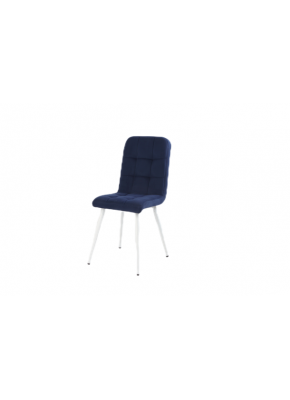 Sandalye 1215 Lacivert + 9408 Beyaz Ayak  