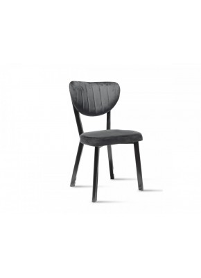 SANDALYE 1473+9411 SİYAH GRİ