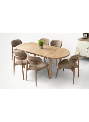 SET-2A GALA MASA SET CEVİZ