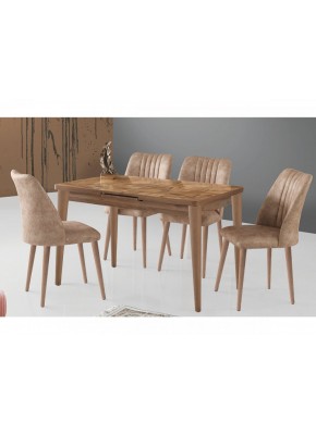 SET 40-C MASA 2122 CEVİZ PARKE+9203 SAN 1221+9210